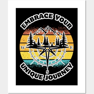 Embrace Your Unique Journey Posters and Art